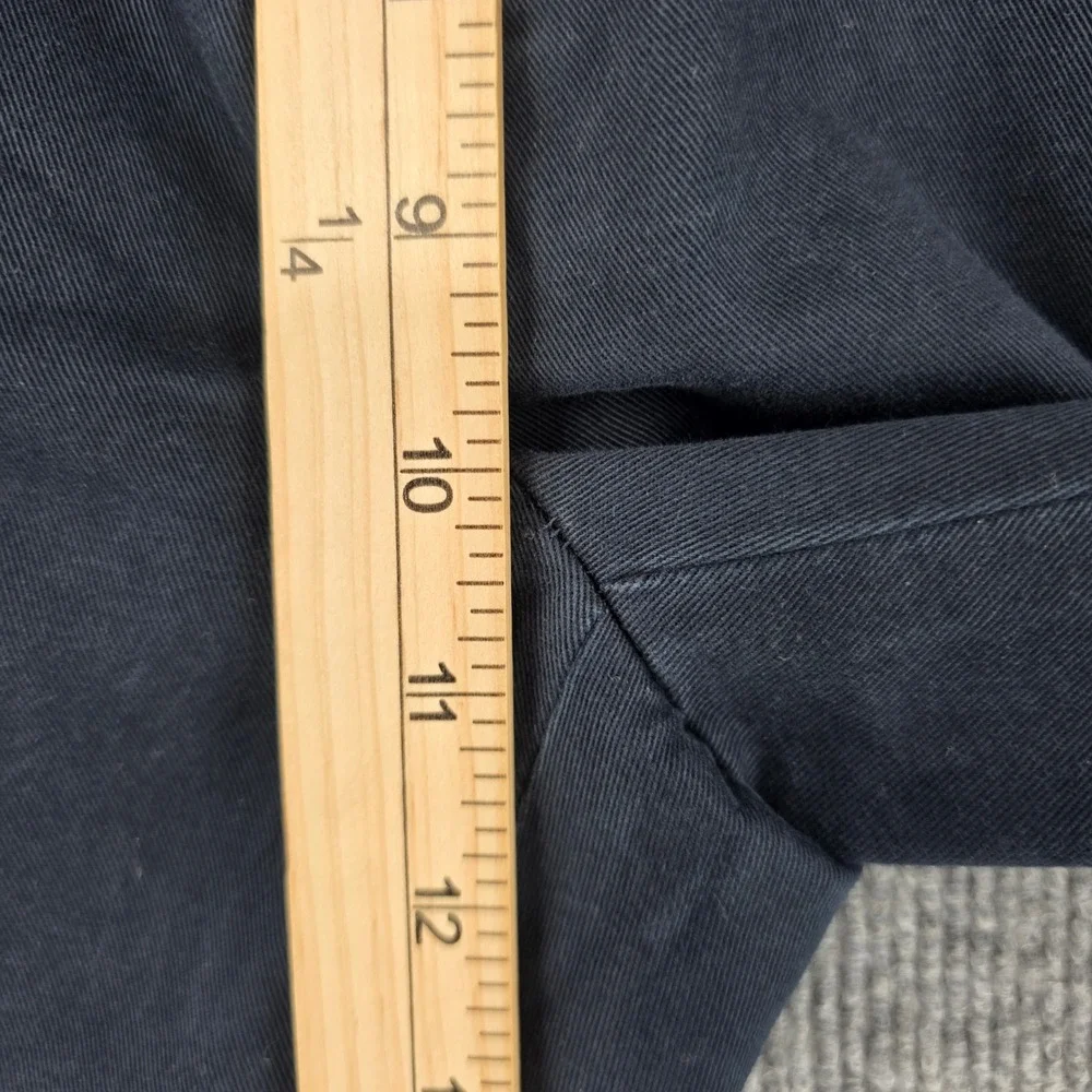 Polo Ralph Lauren Ethan Pant Mens 34x34 Navy Blue Pleated Cotton Chino Relaxed